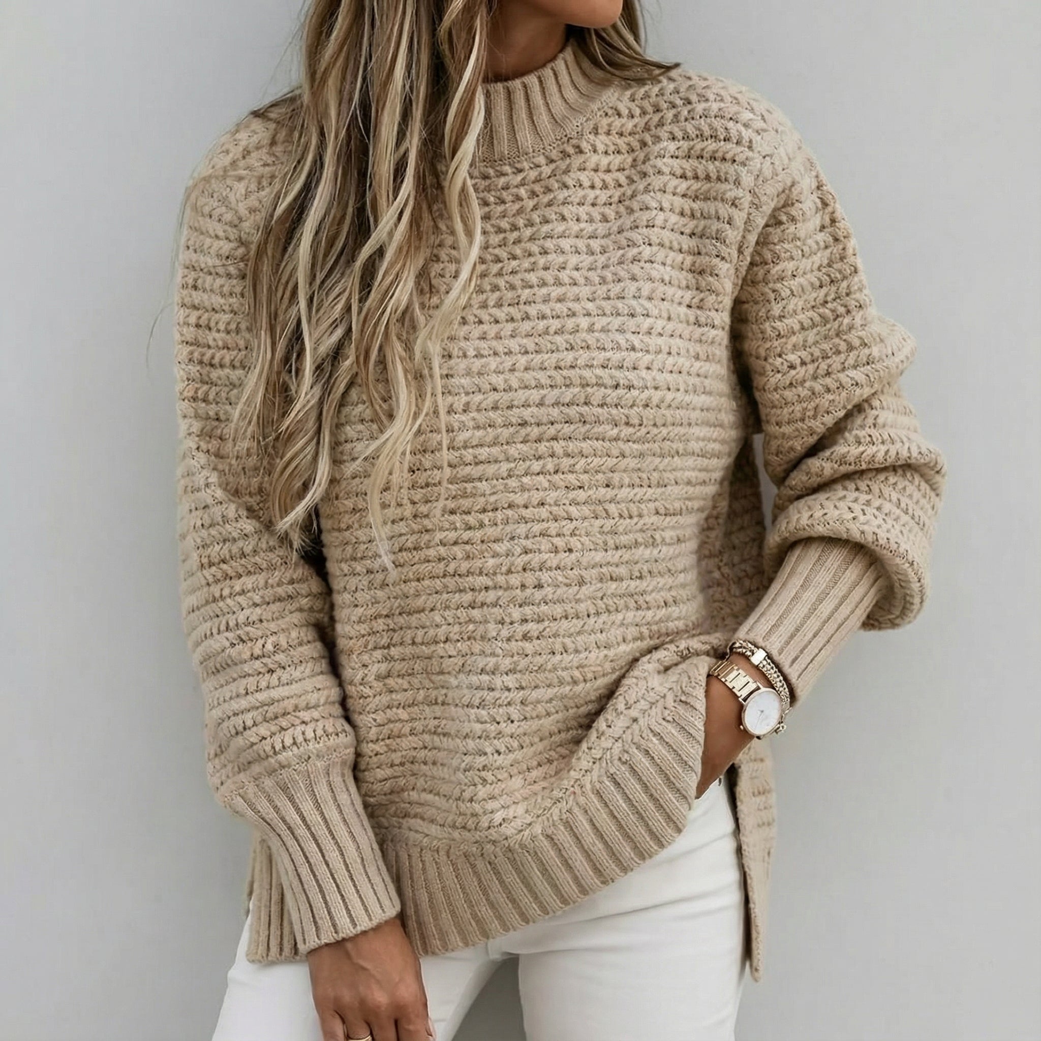 The Textured Knit Everyday Sweater