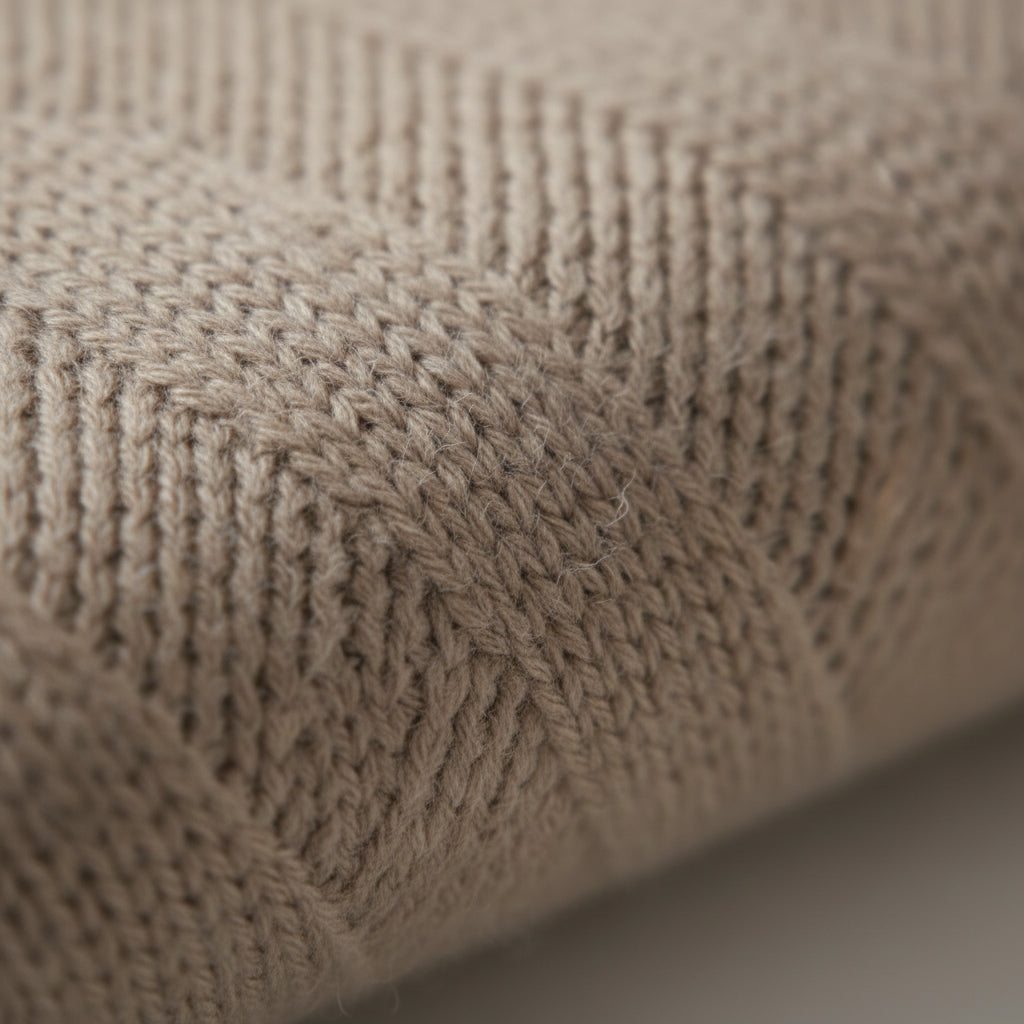 Cashmere Jacquard Crew Sweater