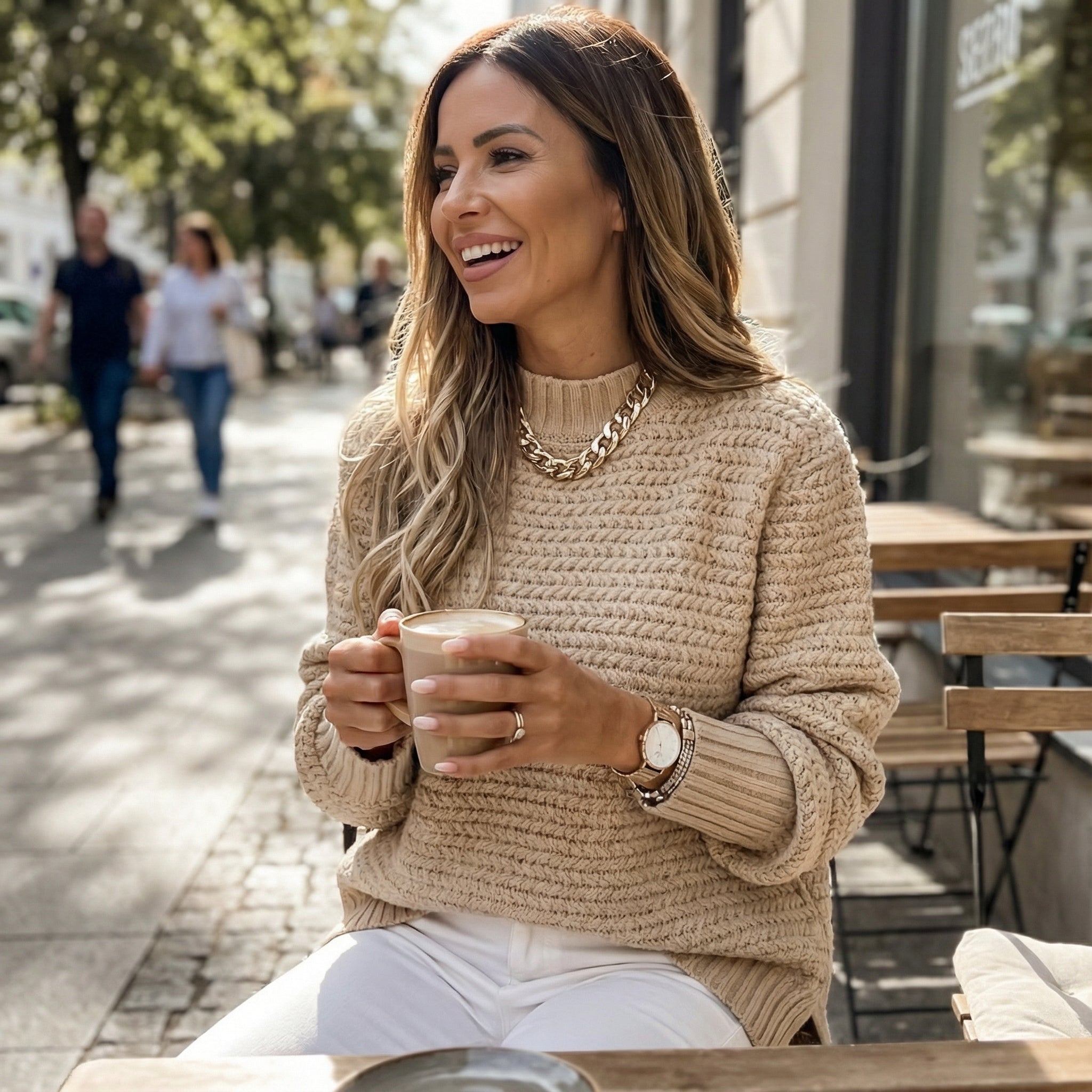 The Textured Knit Everyday Sweater