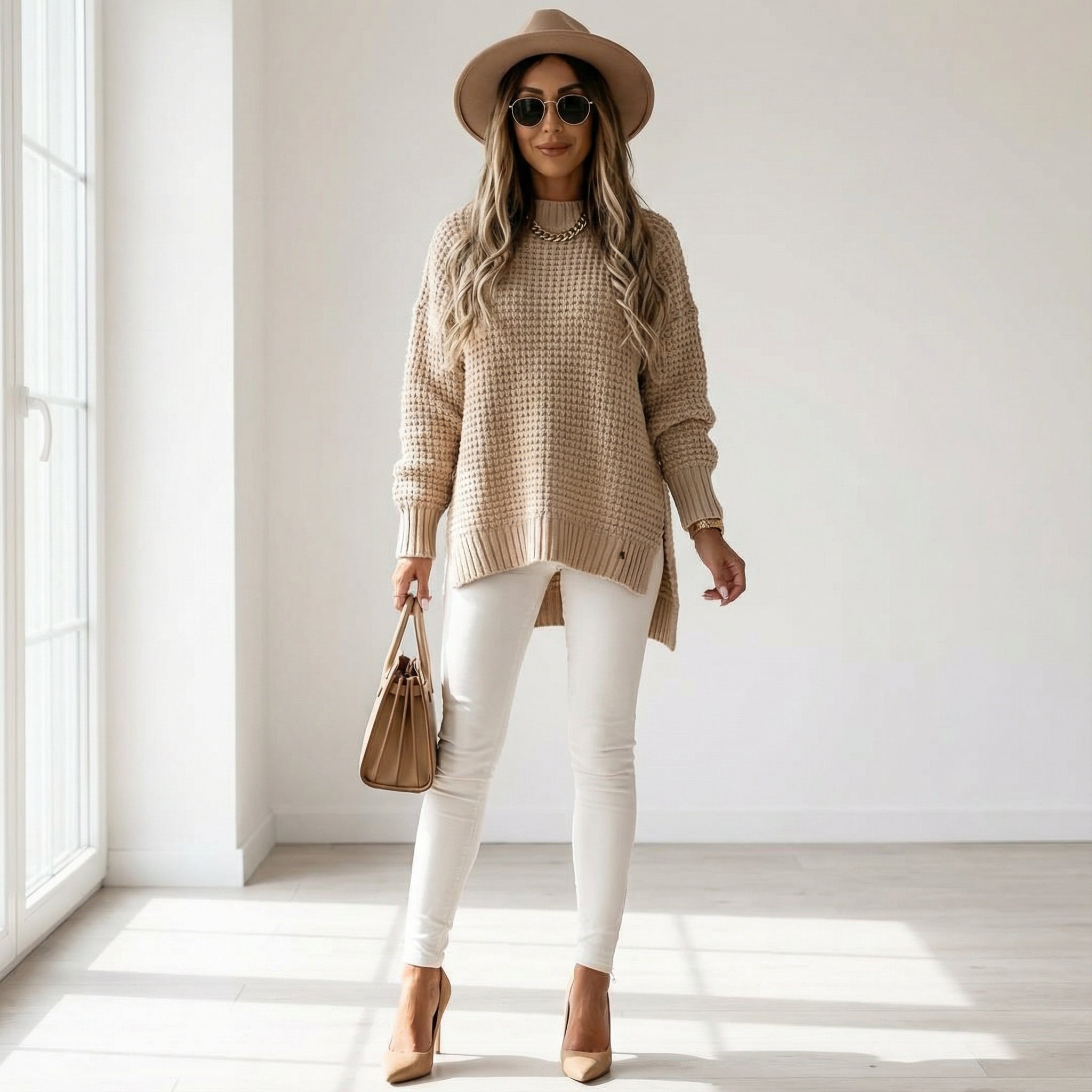 The Textured Knit Everyday Sweater