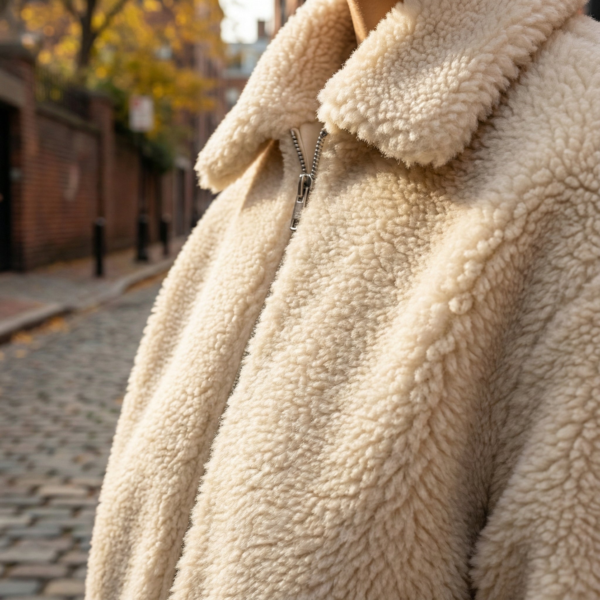 Cropped Teddy Jacket