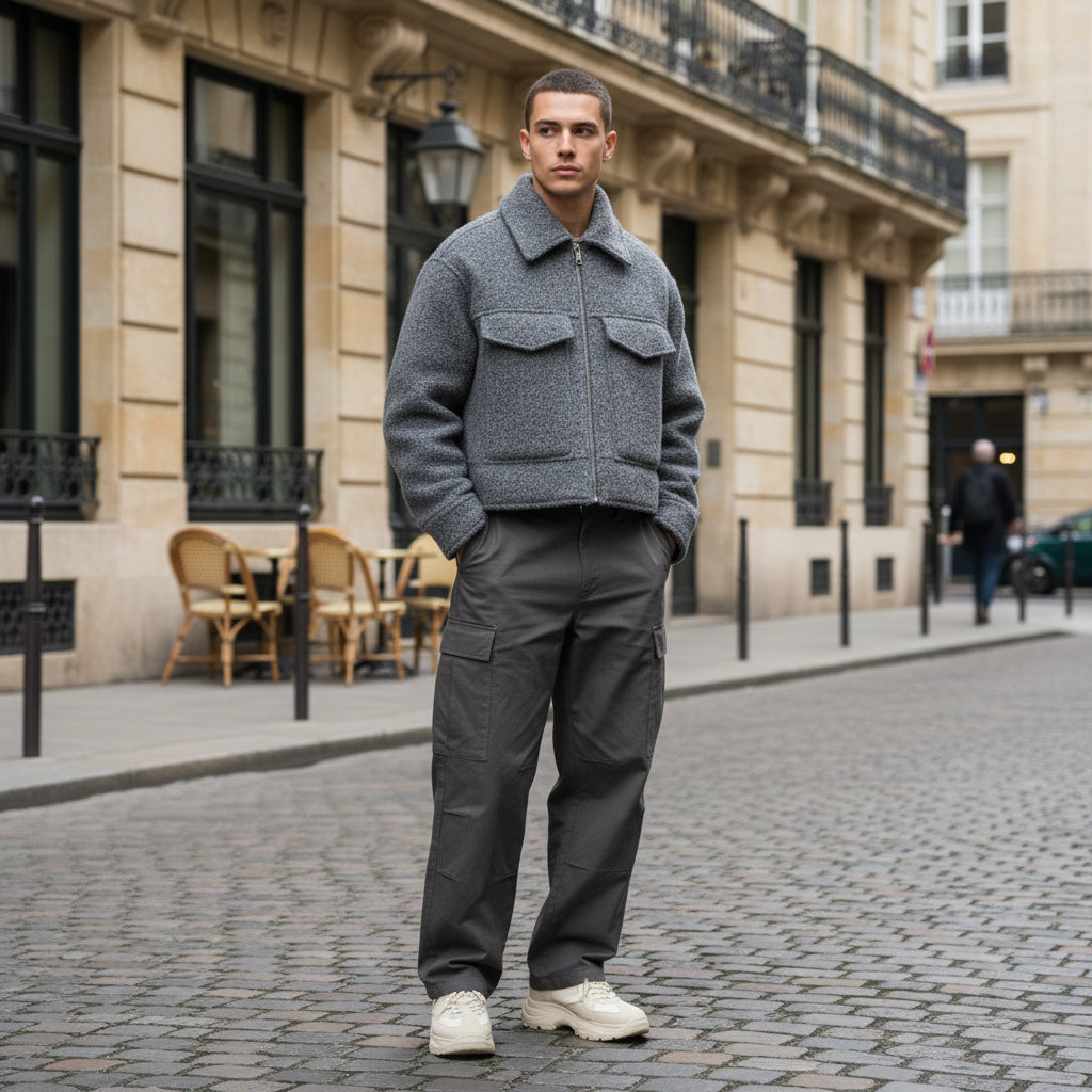 Cropped Teddy Jacket